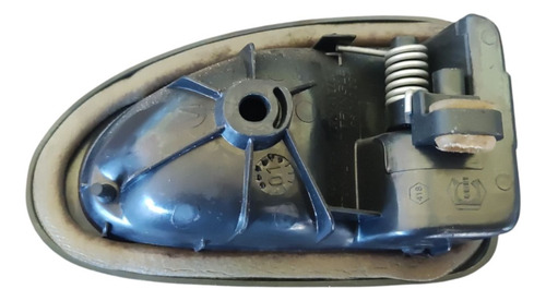 Maçaneta Interna Renault Clio 2002 A 2014 Preto Dianteira - Imagem 4