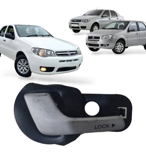 Maçaneta Interna Esquerda Fiat 2004/2016 Siena Palio