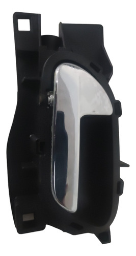  Maçaneta Interna Porta L/e Citroen C4 Pallas 2.0 2010 Cromado Dianteira - Imagem 2