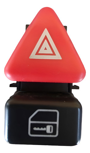 Botão Pisca Alerta E Trava Mb Classe A 160/190 Original Preto