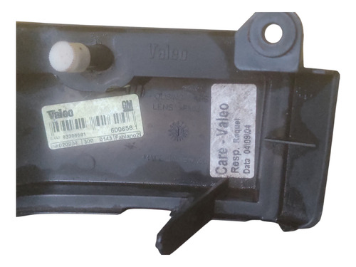 Refletor Olho De Gato Direito Chevrolet Meriva 2005 Vermelho - Imagem 4