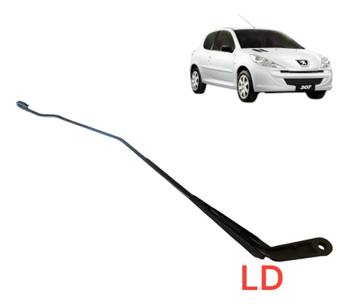 Braço Limpador Para-brisa Peugeot 207 2011 - Imagem 6