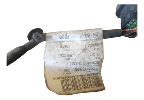 Chicote Elétrico Porta Traseira Esquerda Fiat Argo 2019 - Imagem 5