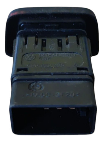 Botão Pisca Alerta Interruptor G5 Vw Gol Saveiro  Preto - Imagem 4