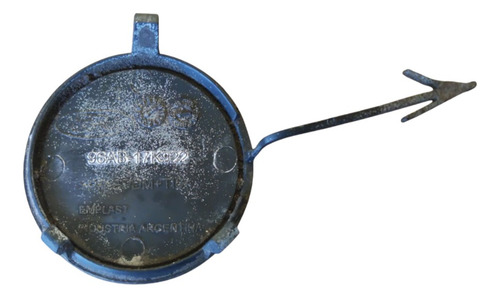 Tampa Reboque Para-choque Traseiro Ford Focus 2003 Cinza - Imagem 2