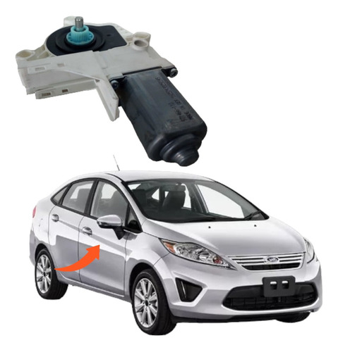 Máquina De Vidro Dianteira Direita New Fiesta 2017