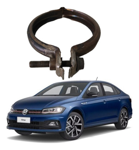 Abraçadeira Coletor Turbina Vw Virtus Tsi 2018/19