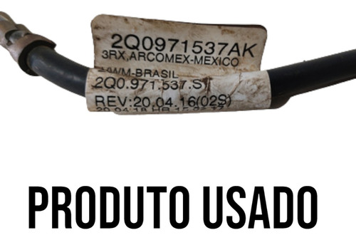 Cabo Aterramento Motor Volkswagen Virtus 2q0971537ak - Imagem 2