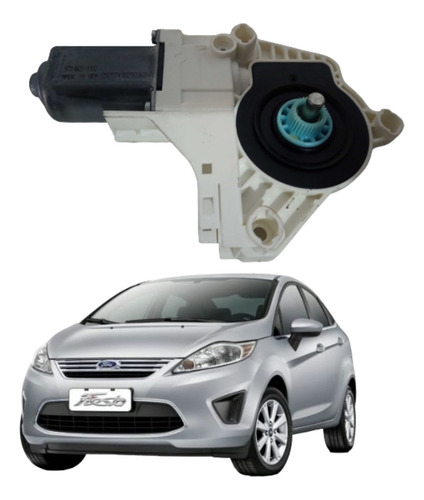 Máquina De Vidro Porta Traseira Esq/ New Fiesta 2017