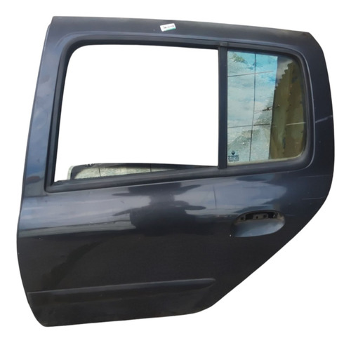 Porta Traseira Esquerda Renault Clio 2004 Traseira Esquerdo Azul
