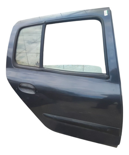 Porta Traseira Direita Renault Clio 1.0 2004 Traseira Direito Azul - Imagem 2