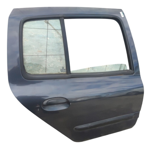 Porta Traseira Direita Renault Clio 1.0 2004 Traseira Direito Azul - Imagem 3