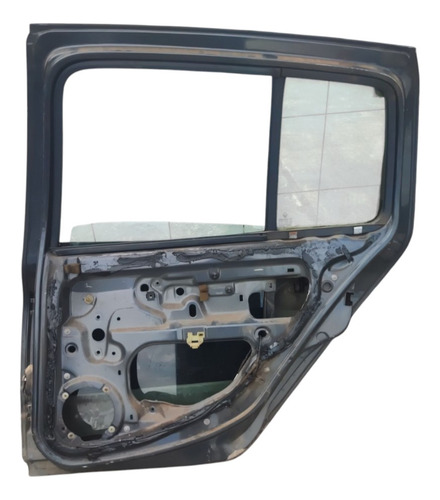 Porta Traseira Direita Renault Clio 1.0 2004 Traseira Direito Azul - Imagem 4