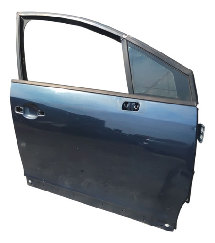 Porta Dianteira Direita Citroen C4 Hatch 2010 Azul Direito Dianteira - Imagem 2