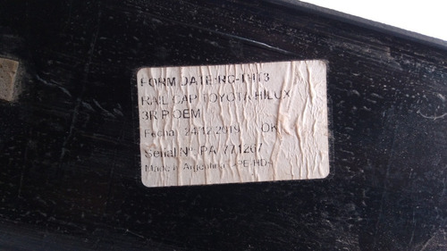 Moldura Protetor Da Carroceria Hilux 2017 2018 2019 2020 - Imagem 6