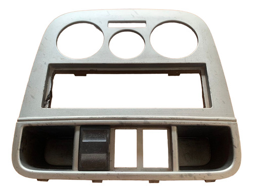 Moldura Central Painel Rádio Gol G4 Cinza Original 5w0858061 Cinza - Imagem 1