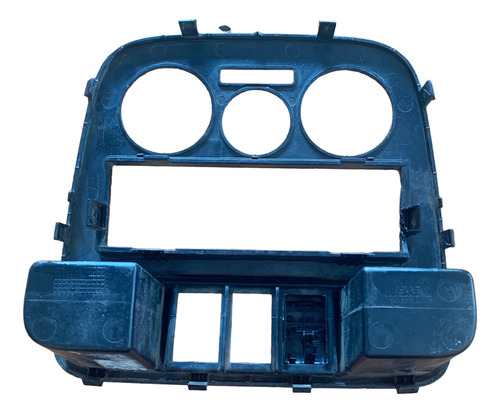 Moldura Central Painel Rádio Gol G4 Cinza Original 5w0858061 Cinza - Imagem 2