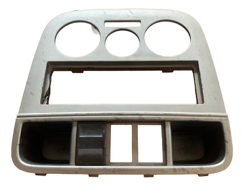 Moldura Central Painel Rádio Gol G4 Cinza Original 5w0858061 Cinza - Imagem 3