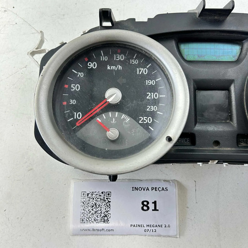 Painel Megane 2.0 07/12 Preto - Imagem 2
