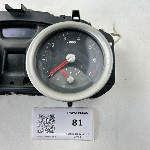 Painel Megane 2.0 07/12 Preto - Imagem 3
