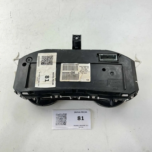 Painel Megane 2.0 07/12 Preto - Imagem 4