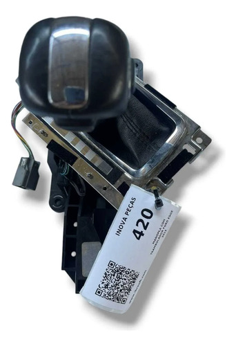 Manopla Com Trambulador Ford Edge 2013 Preto Lisa - Imagem 3