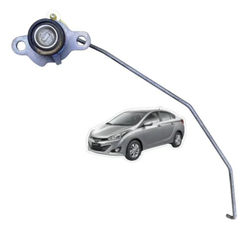 Cilindro Chave Maçaneta Dianteira Esquerda Hyundai Hb20 2015 - Imagem 1