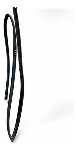 Borracha Canaleta Dianteira Direita Honda Fit 2009 2013 Preto - Imagem 1