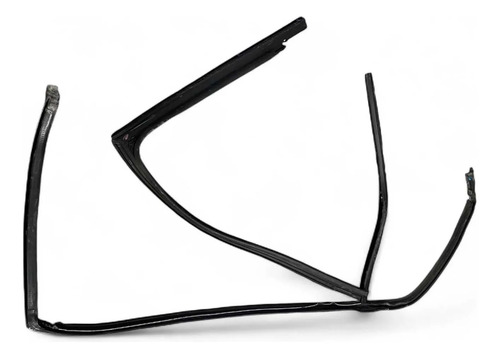 Borracha Canaleta Vidro Tras Esquerdo Vw Tcross 2018 2021 Preto