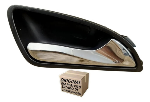 Maçaneta Interna Direito Hyundai Hb20 2014 A 2017 Orig Preto Dianteira/traseira - Imagem 2