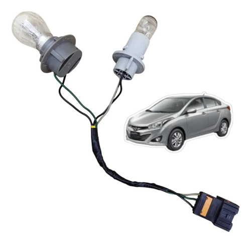 Soquete Lâmpada Lanterna Tampa Traseira Hyundai Hb20s 2015