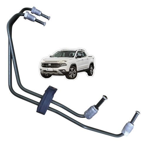 Linha De Freio Cilindro Mestre Módulo Abs Fiat Toro 1.3 2022 - Imagem 1