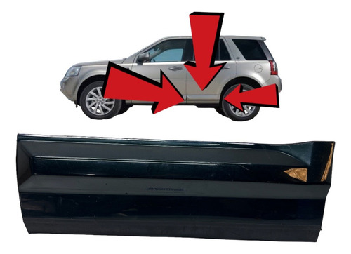 Moldura Aplique Porta Traseira Esquerda Freelander 2