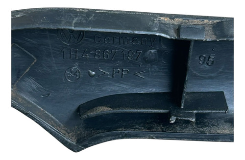 Moldura Botão Dianteiro Esquerdo Vidro Elétrico Golf  95 Preto - Imagem 9