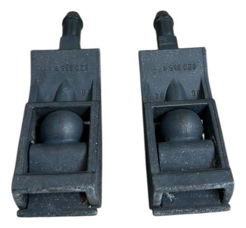 Par Brucutu Esguicho Água Pára-brisa Fox Gol 6e0955985 Preto - Imagem 7