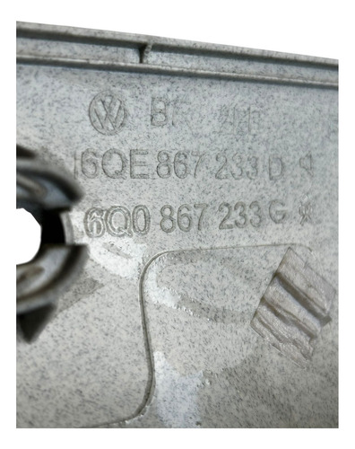 Moldura Coluna Dianteira Esquerda Vw Polo 03 A 06 6q0867233 Cinza - Imagem 3