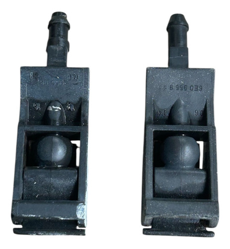 Par Brucutu Esguicho Água Pára-brisa Fox Gol 6e0955985 Preto - Imagem 11