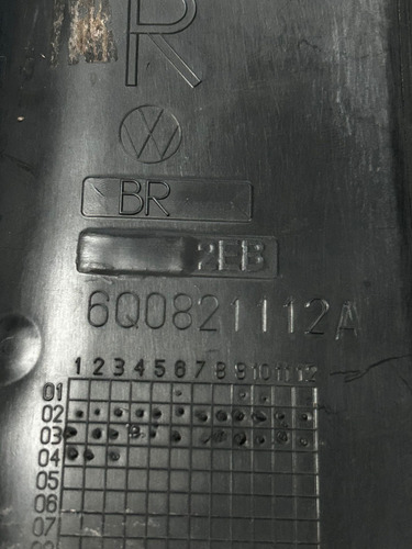 Parabarro Traseiro Direito Vw Polo 02 A 06 6q0821112a Preto - Imagem 6