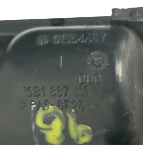 Moldura Maçaneta Interna D/ E Passat Golf  1998 1999 Preto - Imagem 5