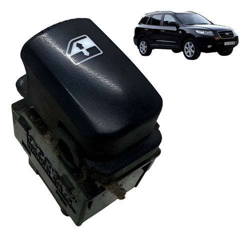 Botão Vidro Elétrico Hyundai Santa Fe 2006 A 2013 