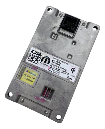 Carregador Por Indução Fiat Pulse  Preto - Imagem 2