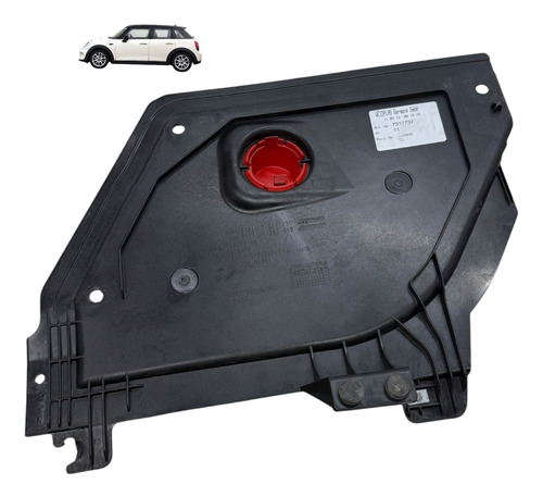 Acabamento Churrasqueira Direita Mini Cooper 2015 F55  Cinza - Imagem 2