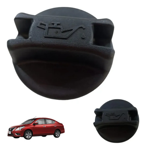 Tampa Da Tampa De Valvula Óleo Nissan March Versa  1.6 16v Preto