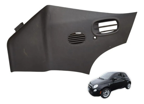 Acabamento Direito Do Console Central Fiat 500 2012 A 2015