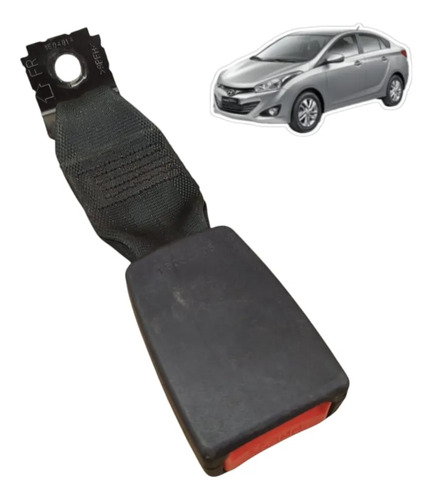 Trava Fecho Do Cinto Traseiro Direito Hyundai Hb20s 2015 Preto