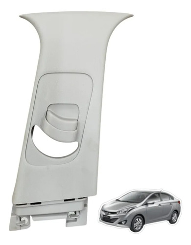 Moldura Superior Da Coluna Central Direita Hyundai Hb20 2015