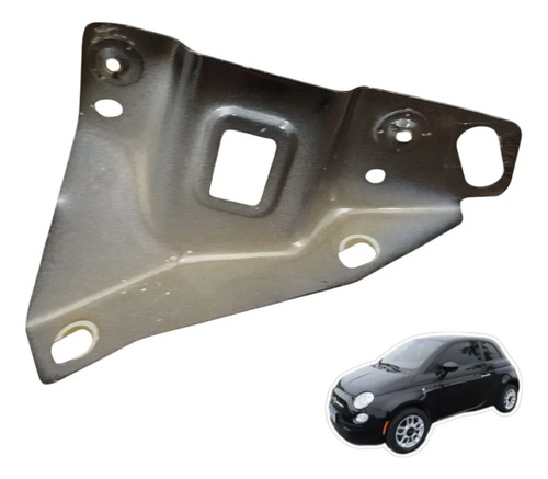 Suporte Do Paralama Direito Fiat 500 2012 A 2015 Original Preto