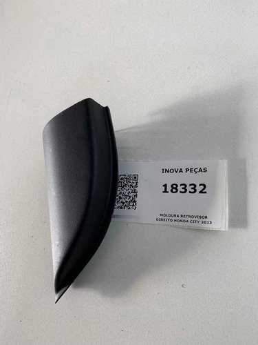 Moldura Retrovisor Direito Honda City 2023 Preto - Imagem 2