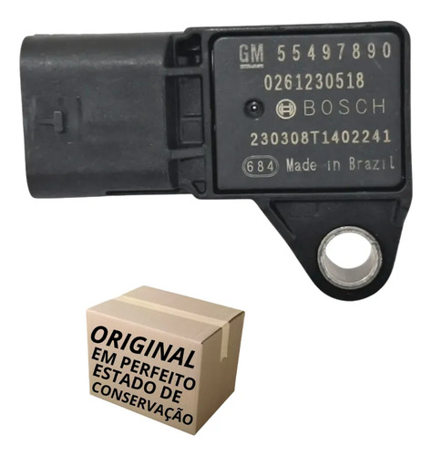 Sensor Map Onix Tracker 1.0 1.2 3cil Turbo 55497890 Original - Imagem 2