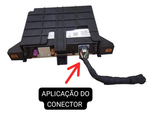 Plug Conector Módulo Interface Chevrolet Onix 2023 Original - Imagem 2